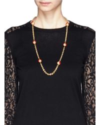 Kenneth Jay Lane | Red Enamel Ladybird Necklace | Lyst