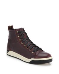 diesel tempus diamond high top sneakers