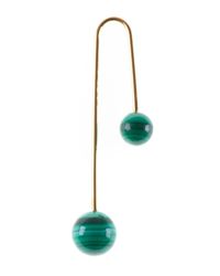 Asherali Knopfer | Green Malachite Pearl Earrings | Lyst