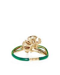 Oscar de la Renta | Red Carnation Cuff Bracelet | Lyst