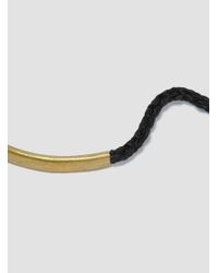 Scosha - Brass Hand Forged Bracelet Black for Men - Lyst