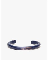 Cause and Effect | Blue Navy Copper Bar Cuff for Men | Lyst