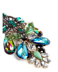 Anabela Chan | Green 'Sirens' Swarovski Crystal Chandelier Drop Earrings | Lyst