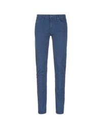 J Brand | Blue 'tyler' Stretch Twill Chinos for Men | Lyst