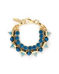 Joomi Lim | Blue 'dynamic Duo' Spike Sphere Bracelet | Lyst