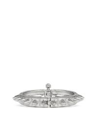 Alexander McQueen | Metallic Skull Spike Stud Bangle | Lyst
