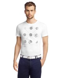 BOSS Green White T-Shirt 'Tee Mk' From The Martin Kaymer Collection for men