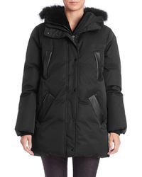 Elie Tahari | Black Lindsay Coat | Lyst