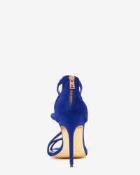 Ted Baker Suede Wrap Around Gladiator Sandals in Bright Blue (Blue) - Lyst