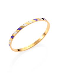 kate spade new york | Multicolor Idioms Toe The Line Bangle Bracelet | Lyst