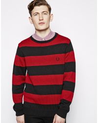 Fred perry red jumper Clearance