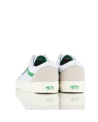 Vans old skool true white kelly green clearance