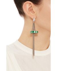 Tomasz Donocik | Green Chandelier Earrings In White Gold & Emerald Set | Lyst