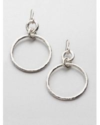 Ippolita | Metallic Sterling Silver Open Snowman Earrings | Lyst