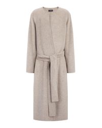 JOSEPH Natural Double Cashmere Oslo Coat