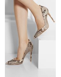 gianvito rossi python pumps