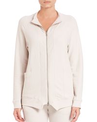 Skin | Beige French Terry Jacket | Lyst