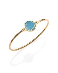 Marc By Marc Jacobs | Blue Signature Disc Bangle Bracelet | Lyst
