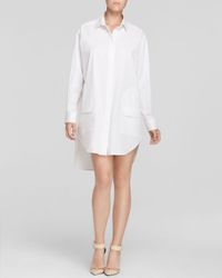 white tunic dress shirt