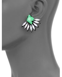 DANNIJO | Green Jovana Drop Earrings | Lyst