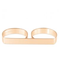 Ginette NY | Metallic Double Ring Baguette | Lyst