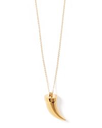 Banana Republic Metallic Pendulum Horn Necklace
