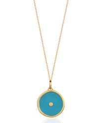 Monica Vinader | Metallic Atlantis Eye Pendant | Lyst
