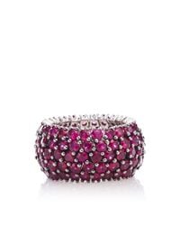 Sidney Garber | Pink Ruby Flexible Ring | Lyst