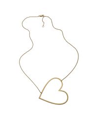 Jennifer Zeuner | Yellow Marissa Large Open Heart Necklace | Lyst