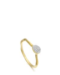 Monica Vinader | Metallic Siren Stacking Ring | Lyst