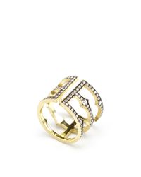 Sylva & Cie | Metallic Gold Webb Ring | Lyst