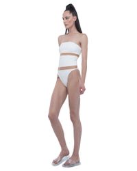 Norma Kamali | White Bishop Nude Insert | Lyst