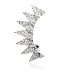 Runa | Metallic Diamond Sun Ear Cuff | Lyst