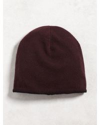 John Varvatos | Purple Cashmere Knit Hat for Men | Lyst