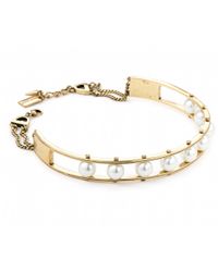 Jenny Bird | Metallic Lyons 14K Gold-Plated Pearl Choker | Lyst