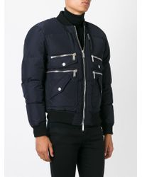 dsquared zipper bomber jacket