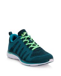 Athletic Propulsion Labs | Teal Techloom Pro Mesh Trainers | Lyst
