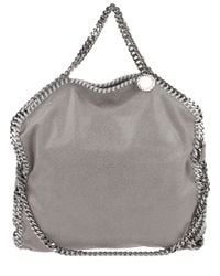 Stella McCartney | Gray Falabella Fold-Over Shopper Bag | Lyst