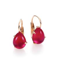Pomellato | Pink Rouge Passion Teardrop Earrings | Lyst