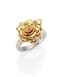 Marc By Marc Jacobs | Metallic Jerrie Rose Ring | Lyst