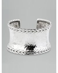 John Hardy | Metallic Silver Palu Narrow Cuff | Lyst