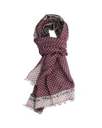 Manila Grace | Purple Scarf | Lyst