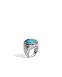 John Hardy | Blue Classic Chain Ring | Lyst