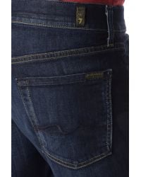 7 For All Mankind - Blue Luxe Performance: Carsen Easy Straight for Men - Lyst