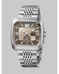 Gucci | Metallic Coupé Collection Watch/brown Dial | Lyst