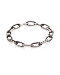 M. Cohen | Metallic Silver Oval Link Bracelet | Lyst