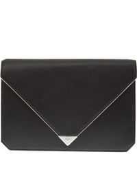 Alexander Wang Black Prisma Envelope Clutch Bag