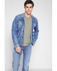 7 For All Mankind - Blue Airweft Denim The Standard In Amalfi Coast for Men - Lyst