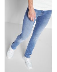 7 For All Mankind Blue Airweft Denim The Paxtyn In Amalfi Coast for men