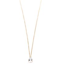 Mateo | Blue Aquamarine Dew Droplet Necklace | Lyst